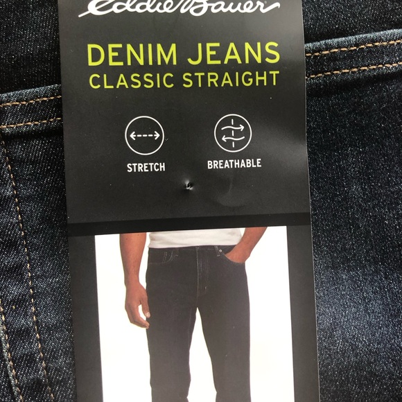 New with Tags!! Eddie Bauer Mens Jeans. - Picture 4 of 4
